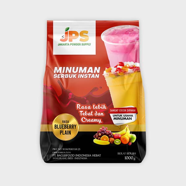 JPS Bubuk Blueberry Plain 1kg - Gambar 2